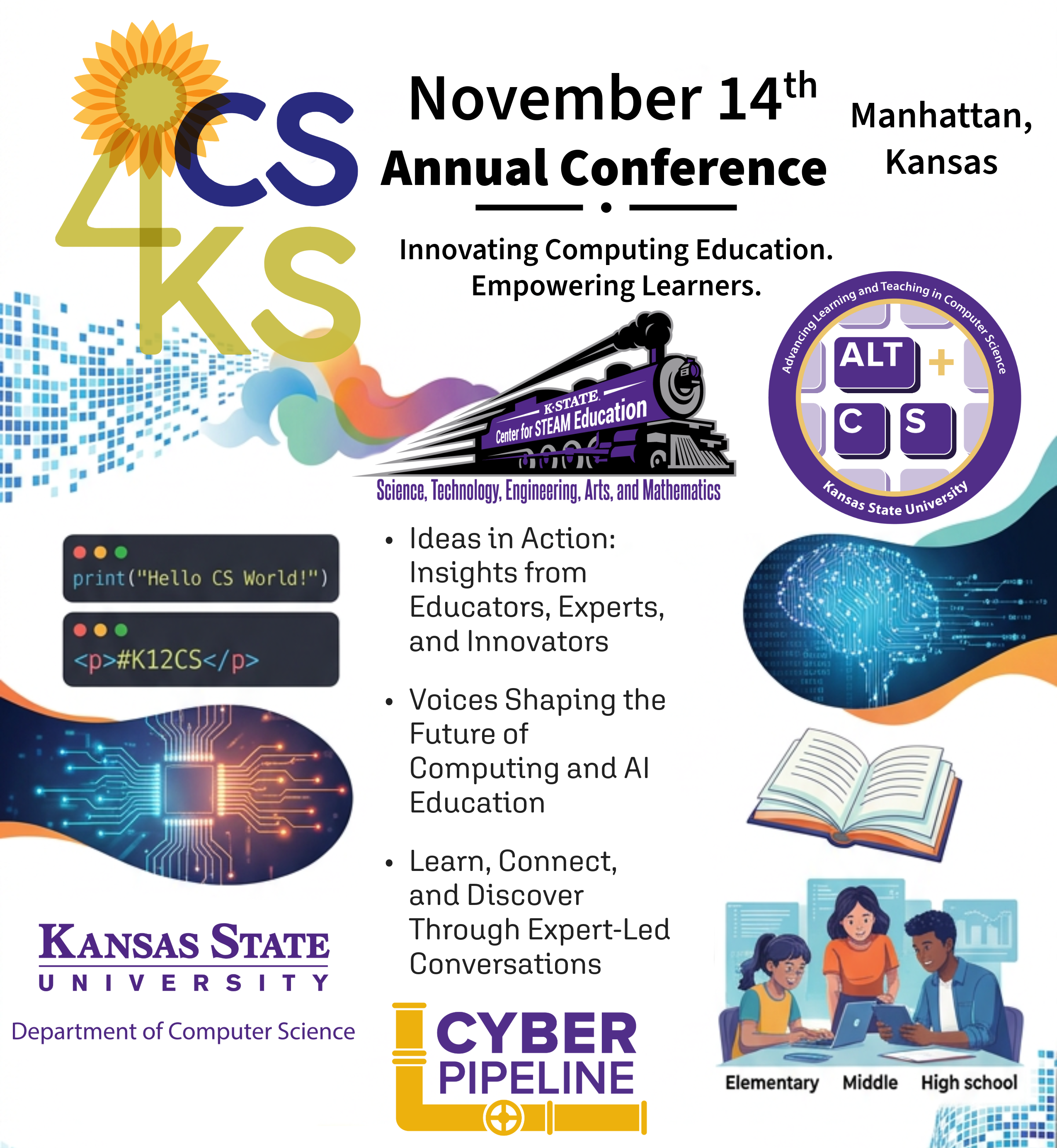 CS4KS 2026 Annual Conference advert: November 14th in Manhattan, Kansas